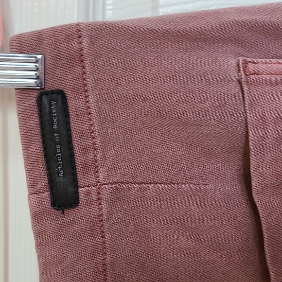 TAMMY Wide leg, high rise dusty pink jeans 27 - Picture 6 of 9